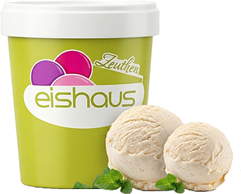 Eis zum Mitnehmen im 480 ml Becher